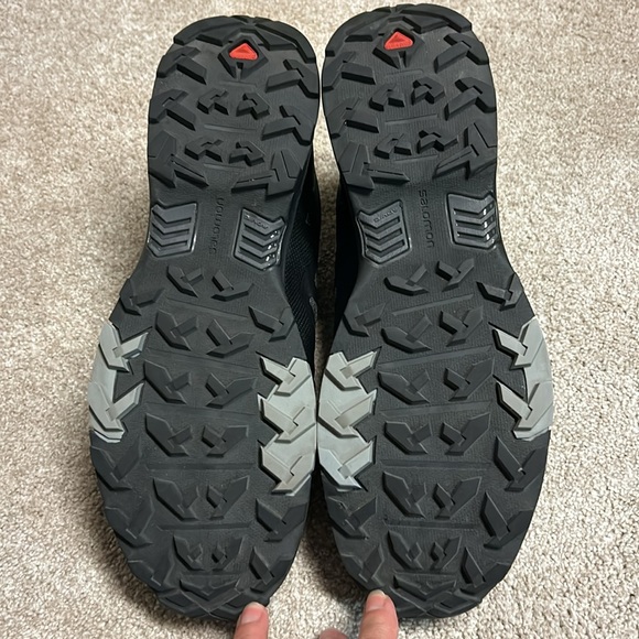 SALOMON X Ultra 4 GTX Hiking/Running Shoes, Black/Magnet, Size 12, Style 413851 - Picture 11 of 15